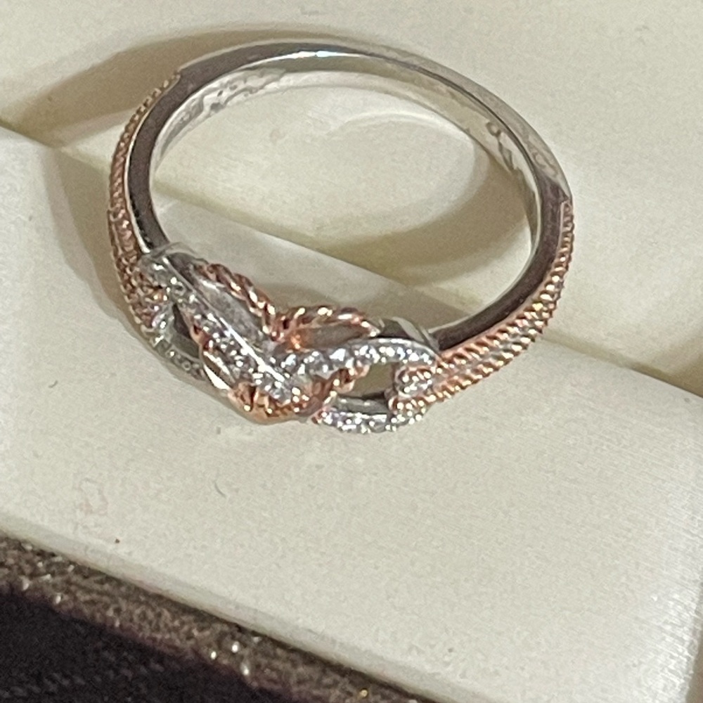 Anchor, Heart, Infinity Promise Ring - Picture 3 of 5
